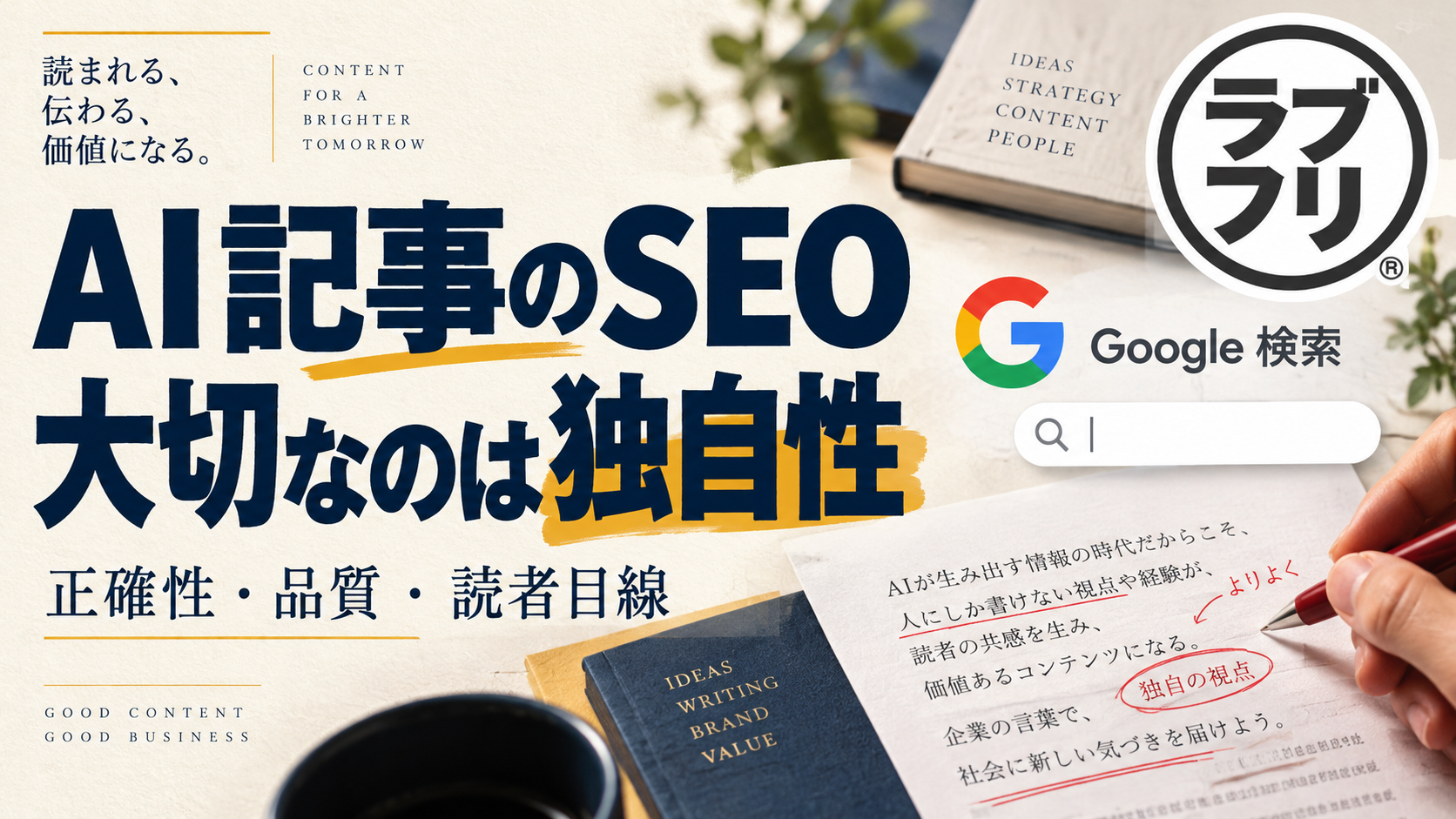 GoogleがAI生成記事のSEOガイドラインを更新！これからのブログ集客で本当に重要なこと