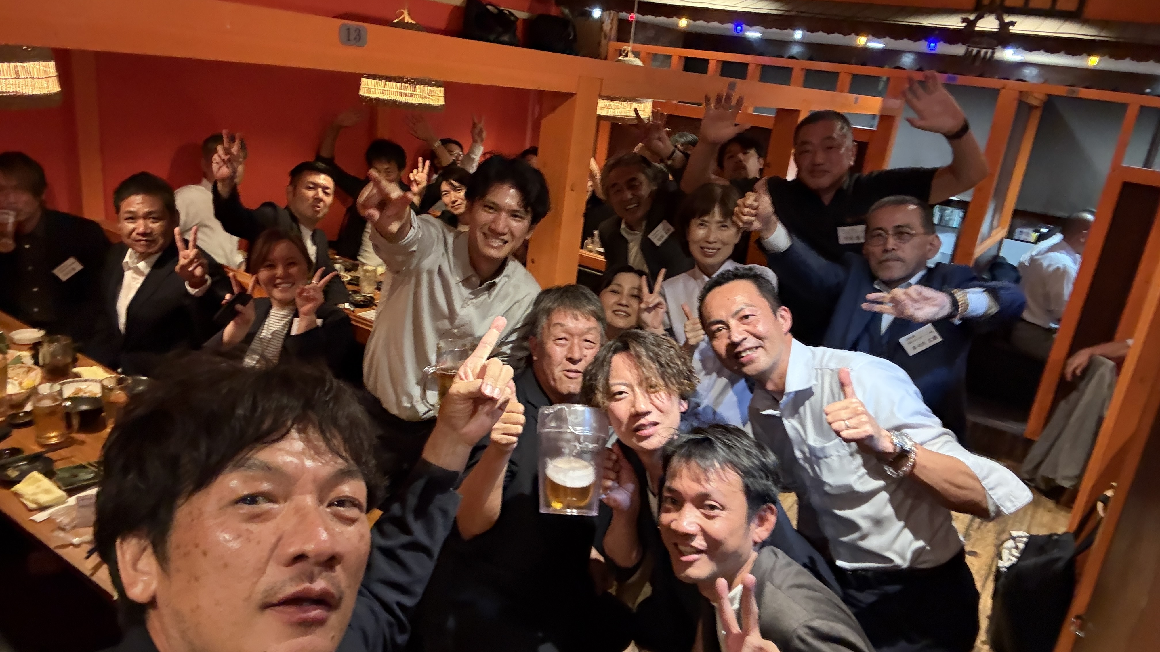 AI活用セミナー後の懇親会の様子