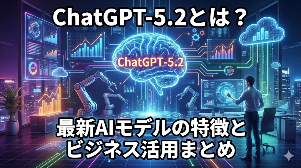 ChatGPT-5.2とは？最新AIモデルの特徴とビジネス活用まとめ