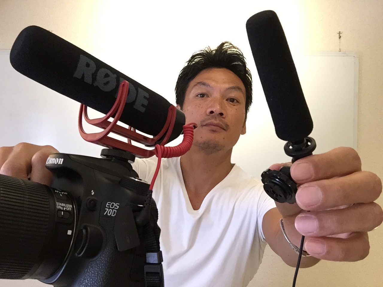 僕の一眼レフ動画撮影用マイクは、RODE videomic go！