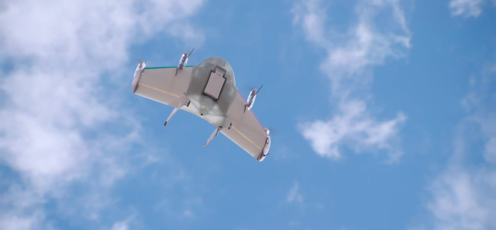 Googleの無人機プロジェクトProject Wingがテスト飛行に成功！